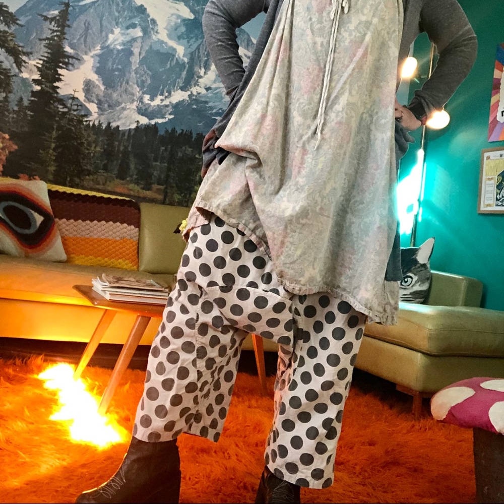 Magnolia Pearl drop crotch Garçon trousers Dali